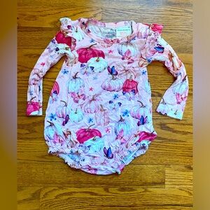 Posh Peanut -“Selene” Long Sleeved Bubble Romper EUC